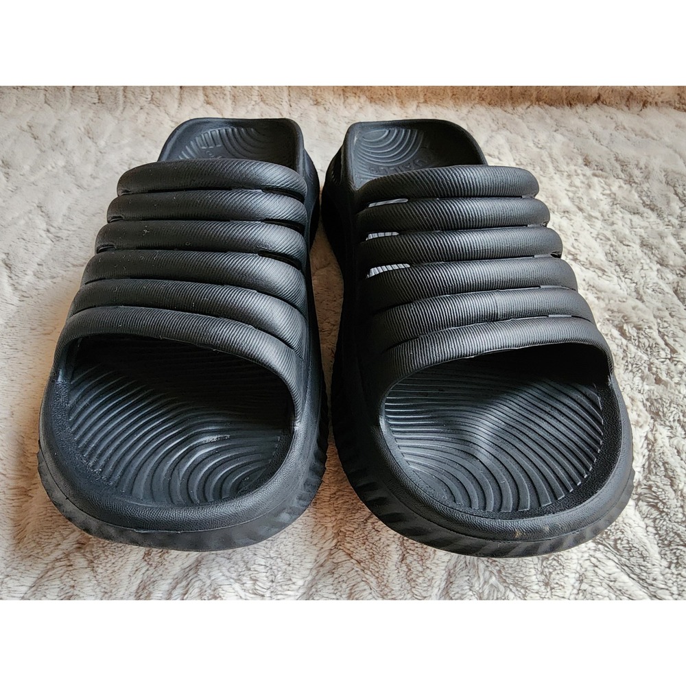 KUAILU Recovery Slides Black Platform Comfort Sandals Womens US 7.5 EU 38 - Picture 2 of 10